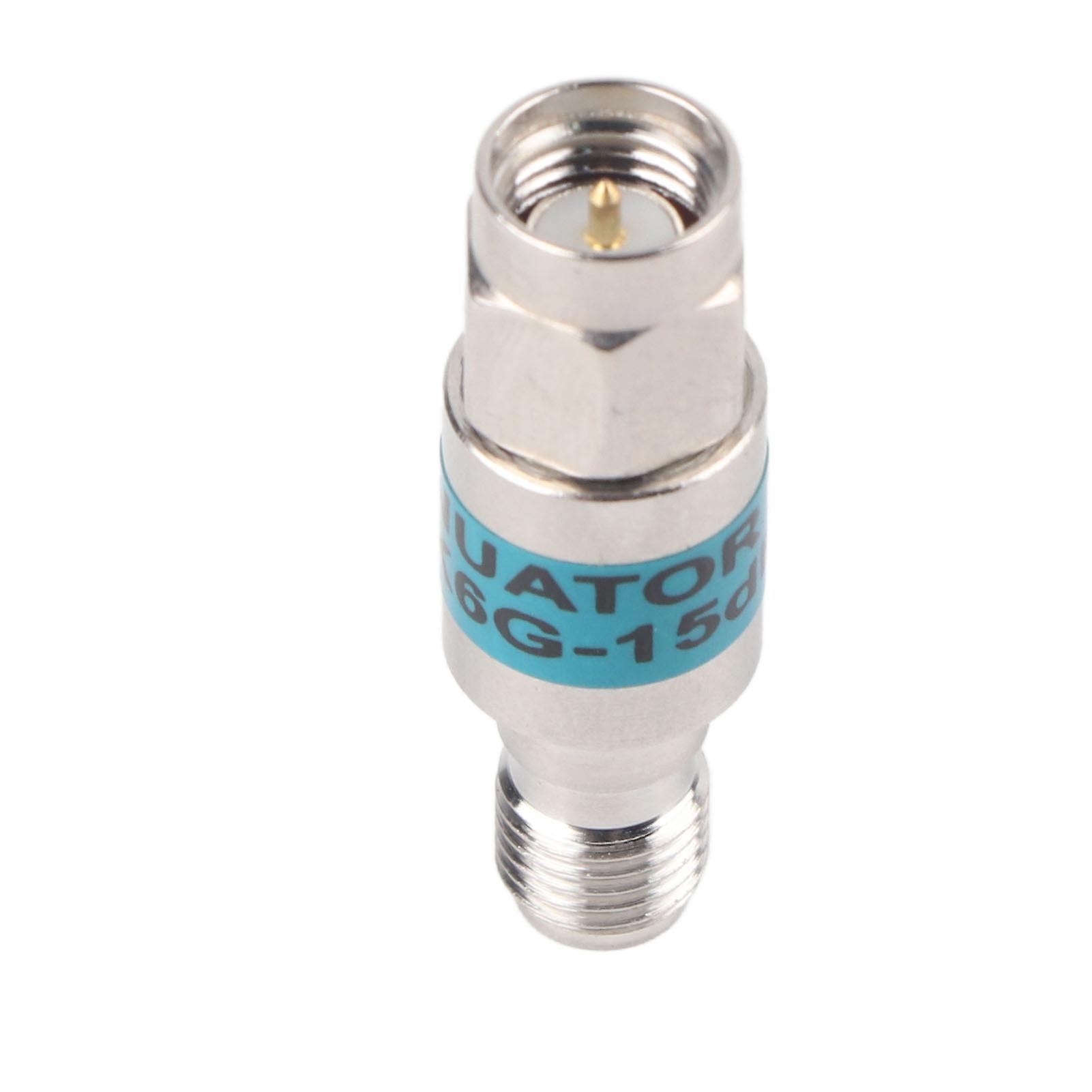 Sma-jk Male To Female Rf Coaxial Attenuator 2w 6ghz 50 1-30db (15db)