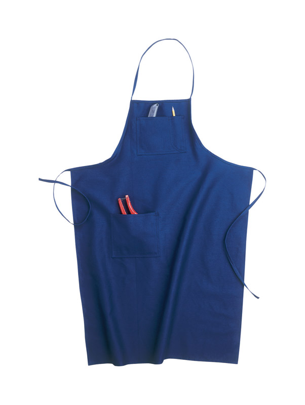 CLC Heavy Duty 3 pocket Cotton Work Apron Blue 1 pk