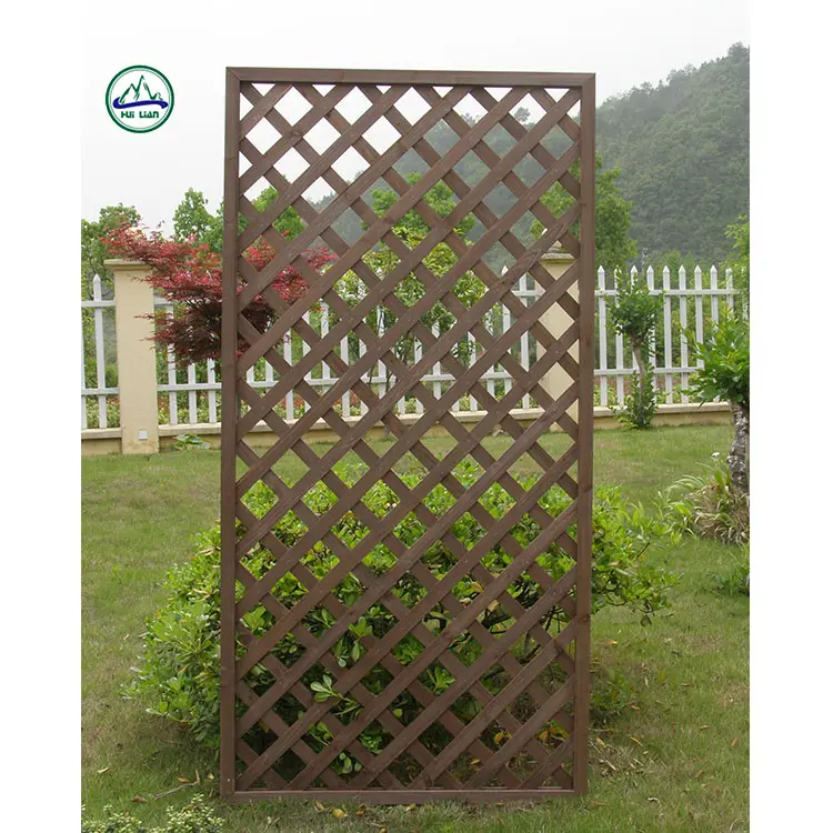 2018 Garden Supplies Folding wooden garden lattice fence for decorative lattice