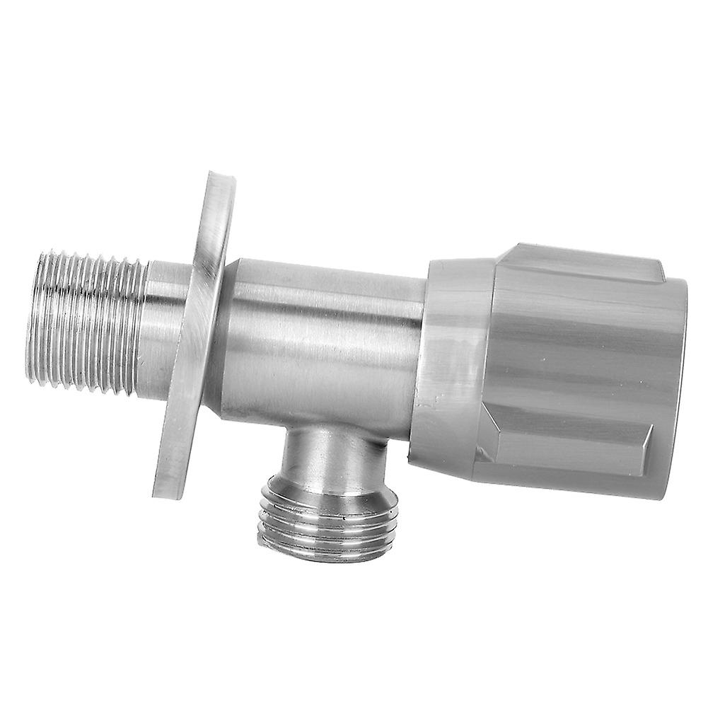 G1/2in Thread Stainless Steel Angle Valve Stop Valve Accessories For Faucet Toilet Water Heater