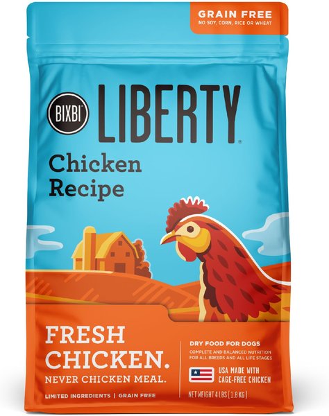 BIXBI Liberty Fresh Grain-Free Chicken Recipe Dry Dog Food