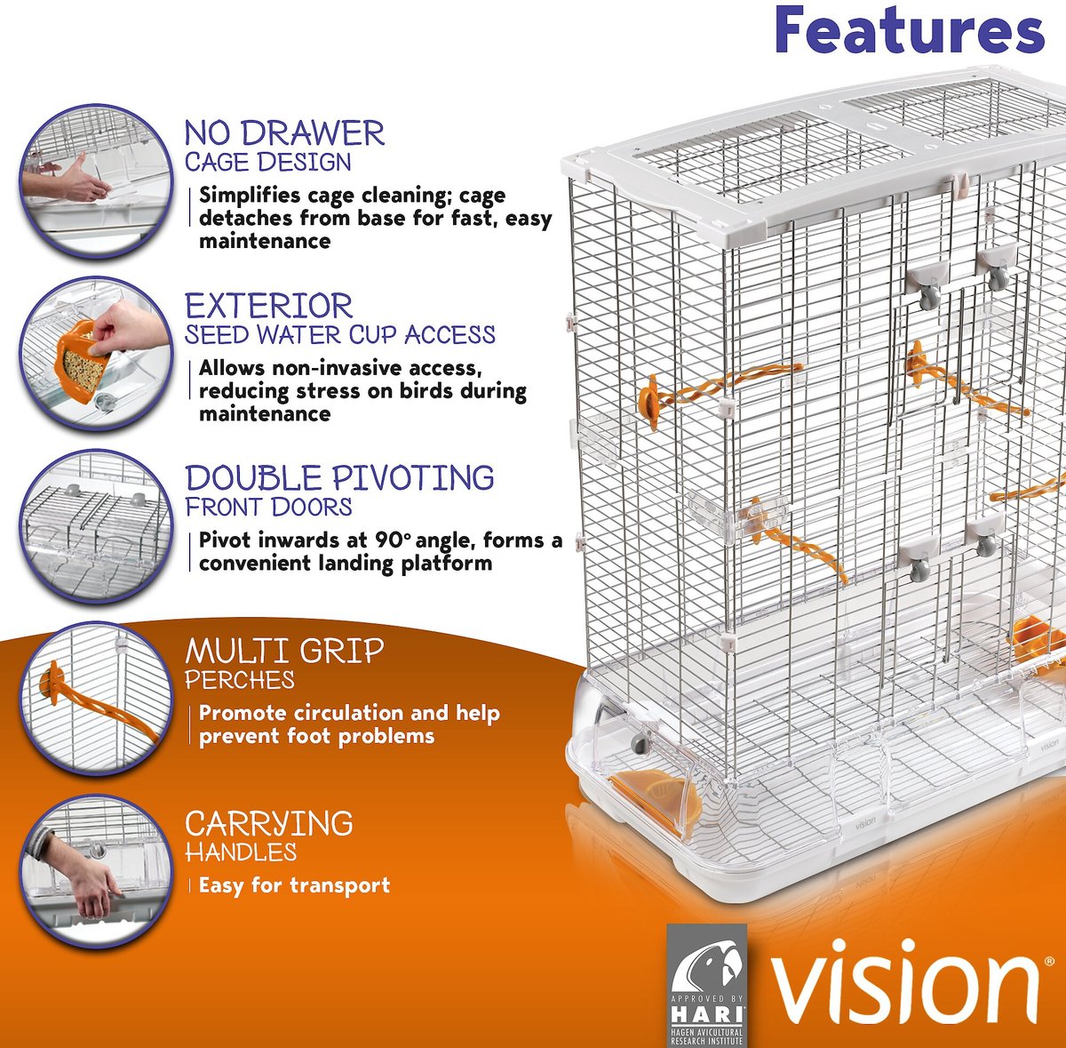 Vision II Model L12 Bird Cage