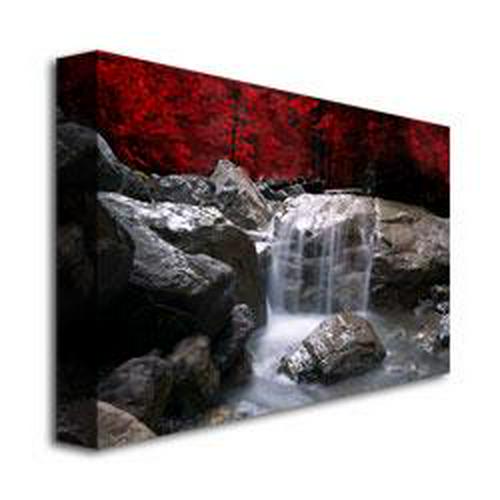 Trademark Fine Art 1621524 Landscape Canvas Wall Art 8216Red Vison8217 by Philippe SainteLaudy  Crowdfused