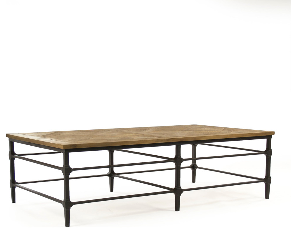 Aveline Coffee Table   Industrial   Coffee Tables   by Hudson Home Decor  Houzz