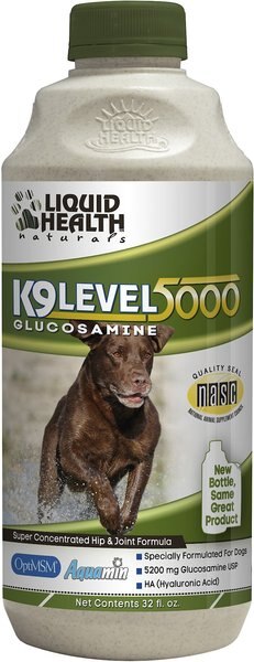 Liquid Health Pets K9 Level 5000 Glucosamine Dog Supplement