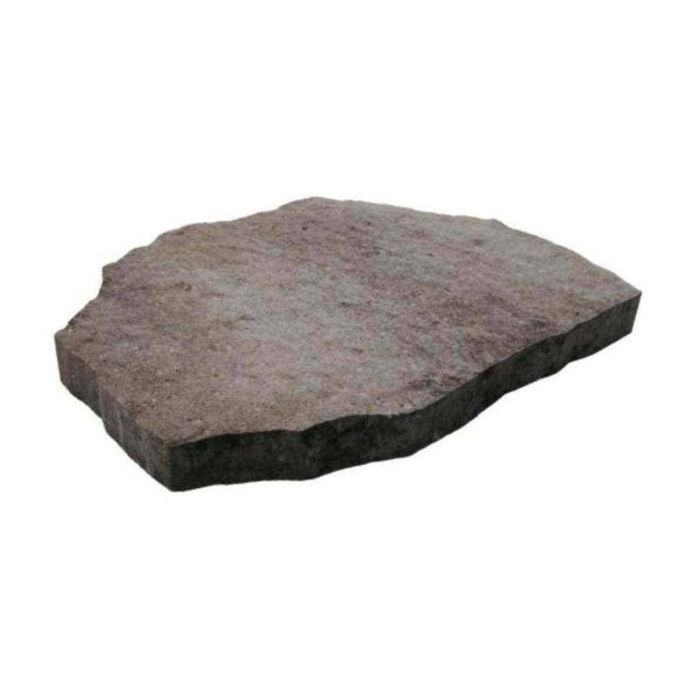 Oldcastle Epic Stone 15.75 in. x 13.78 in. x 2 in. Gray Charcoal Irregular Concrete Step Stone 12052385