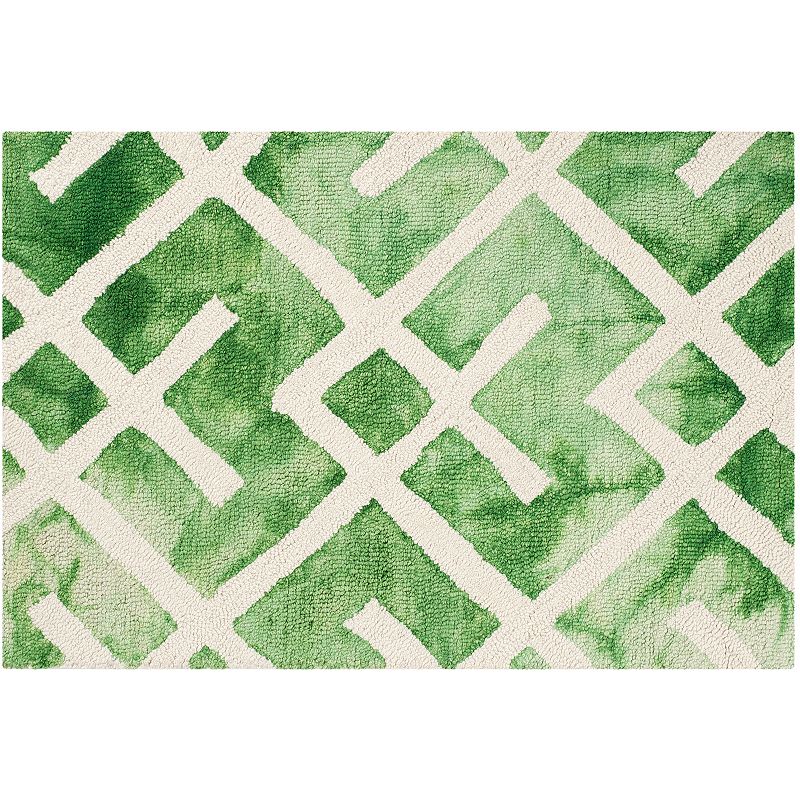 Safavieh Chaz Lattice Dip-Dyed Wool Rug