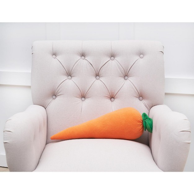 X 9 quot Carrot Shaped Easter Decorative Throw Pillow