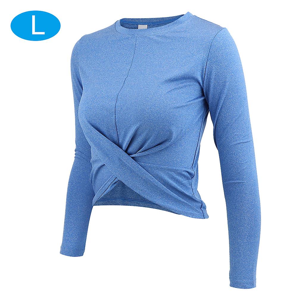 Women Yoga Workout Sports Top Suit Gym Fitness Clothes Long Sleeve Shirtl