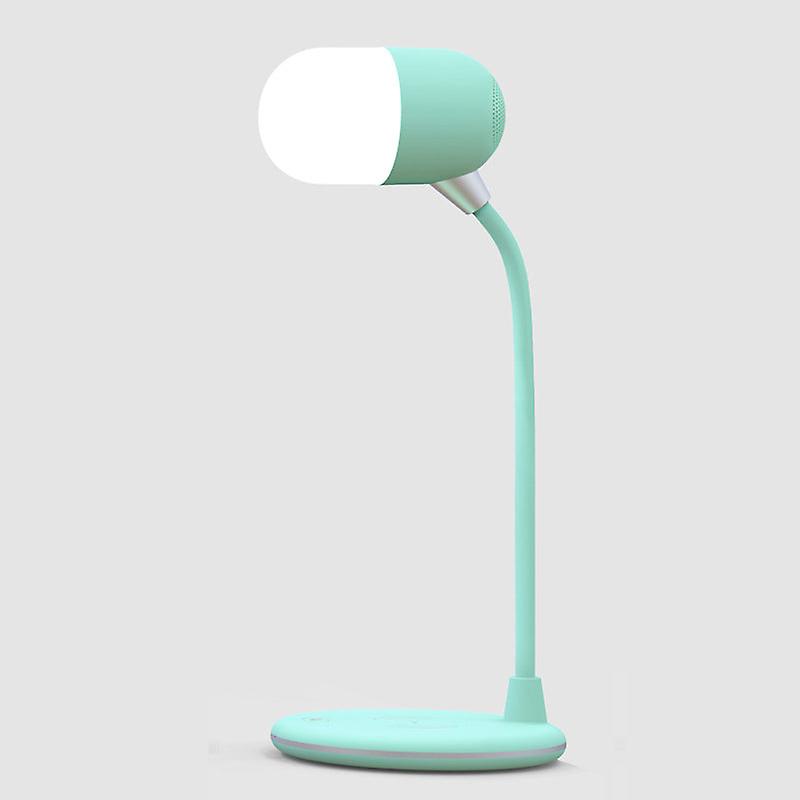 3 In 1 desk lamp with qi wireless charger bluetooth speaker