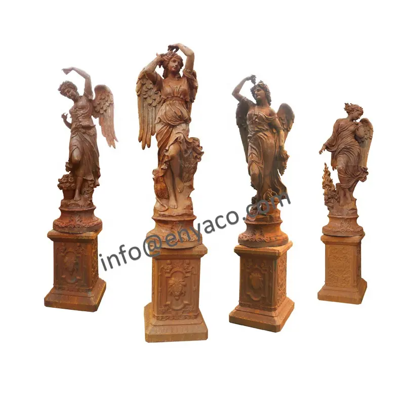 Wholesale Western Statue antiche romane Large Size Garden Supplies Decor Outdoor Lady Angel Sculptures Statue