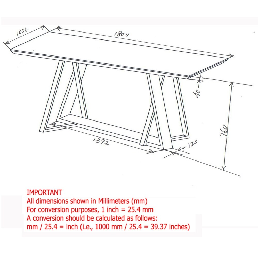 Drake Dining Table Walnut