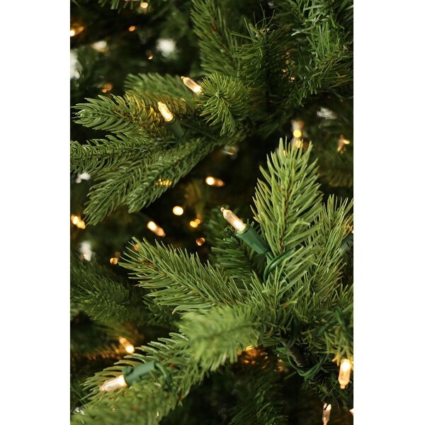 Fraser Hill Farm 6.5Ft. Foxtail Pine Christmas Tree with Warm White LED Lights