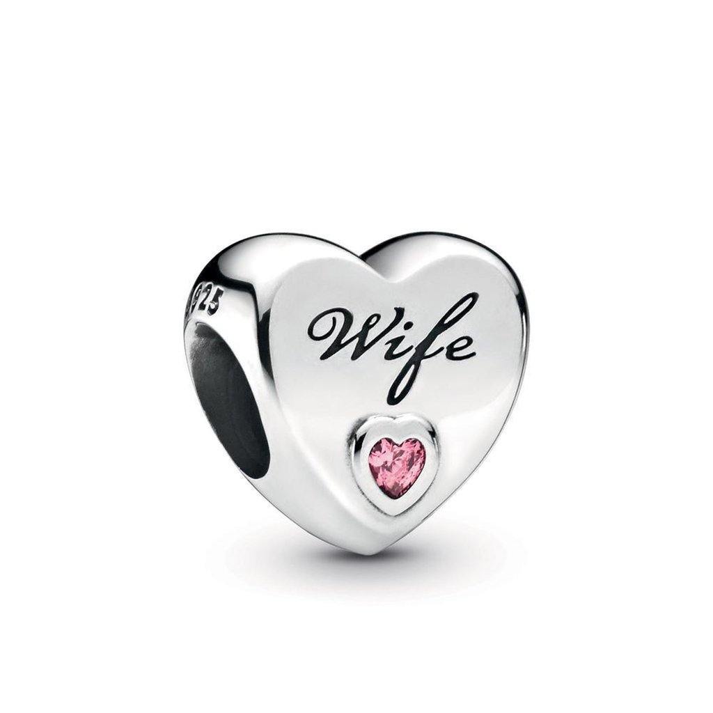 PANDORA  Wife Love Heart Charm