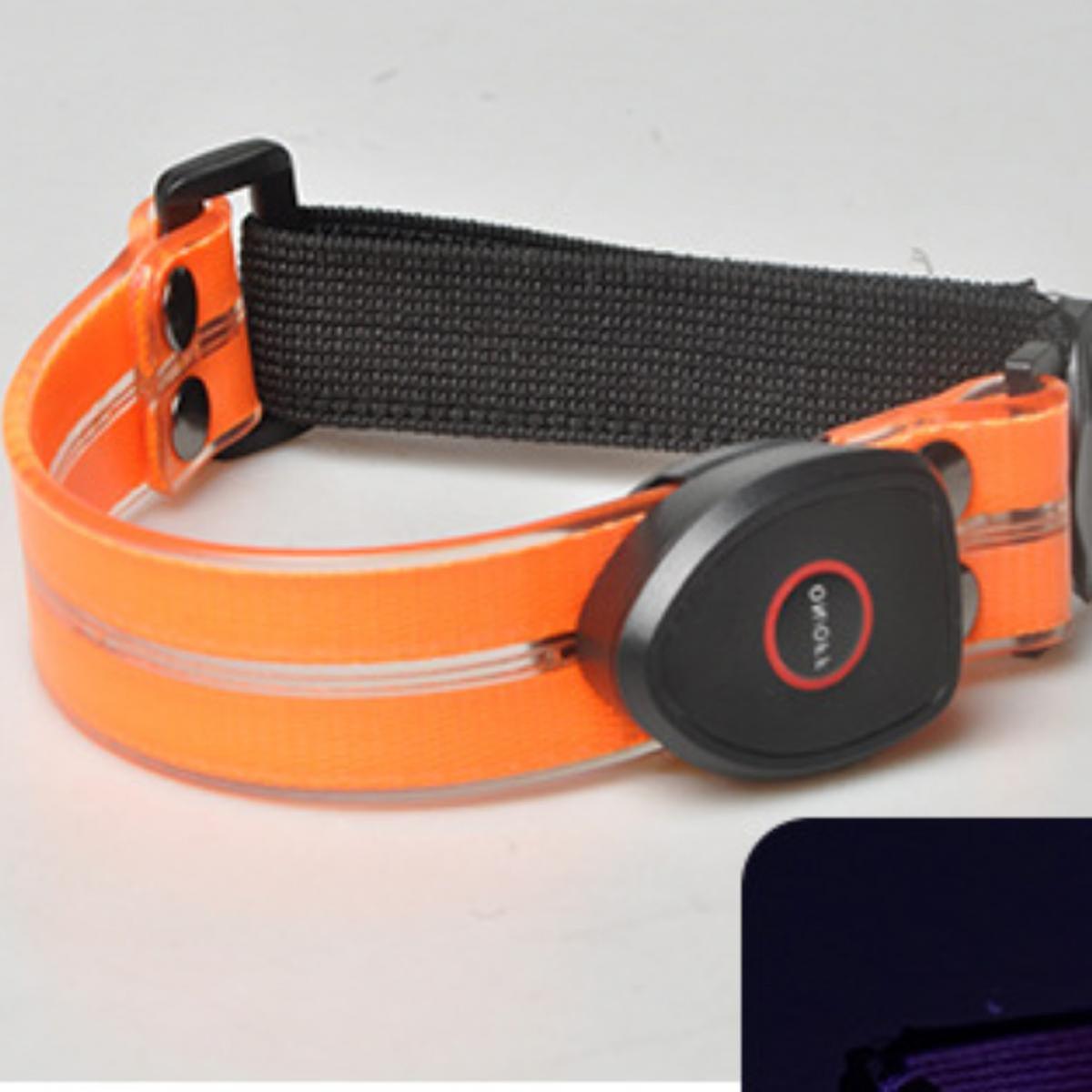 Running Light For Runners Rechargeable Led Armband Reflective Running Gear， Led Light Up Band For Joggers Bikers Walkers(orange)