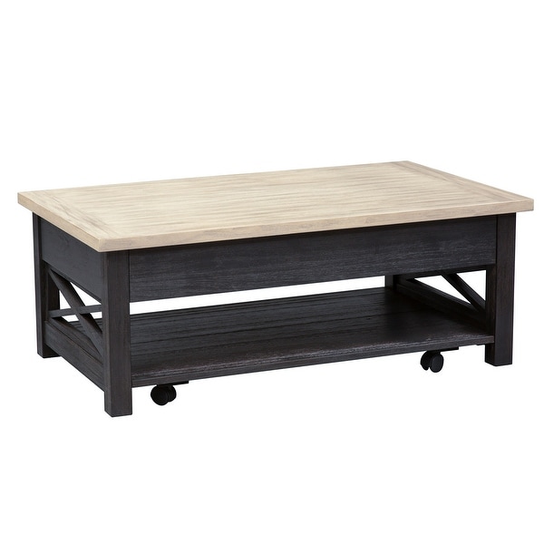 Heatherbrook Charcoal and Ash Opt 3 Piece Set (1-Cocktail 2-End Tables)