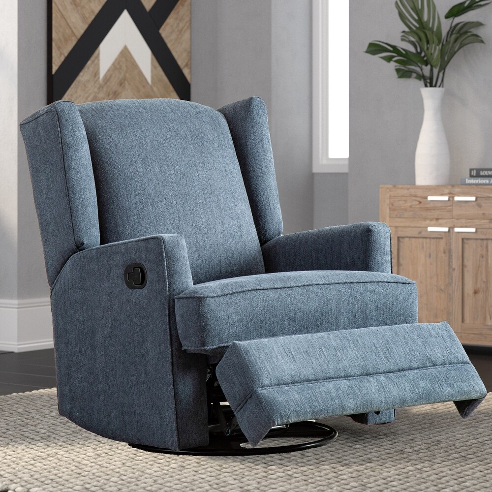 Glider Recliner Swivel Wingback Chair Smooth reclining Massage Chairs