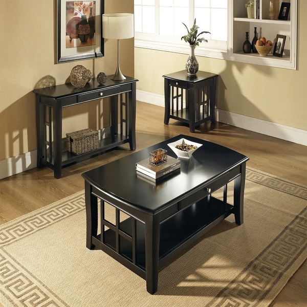 Ebony End Table Coffee Table