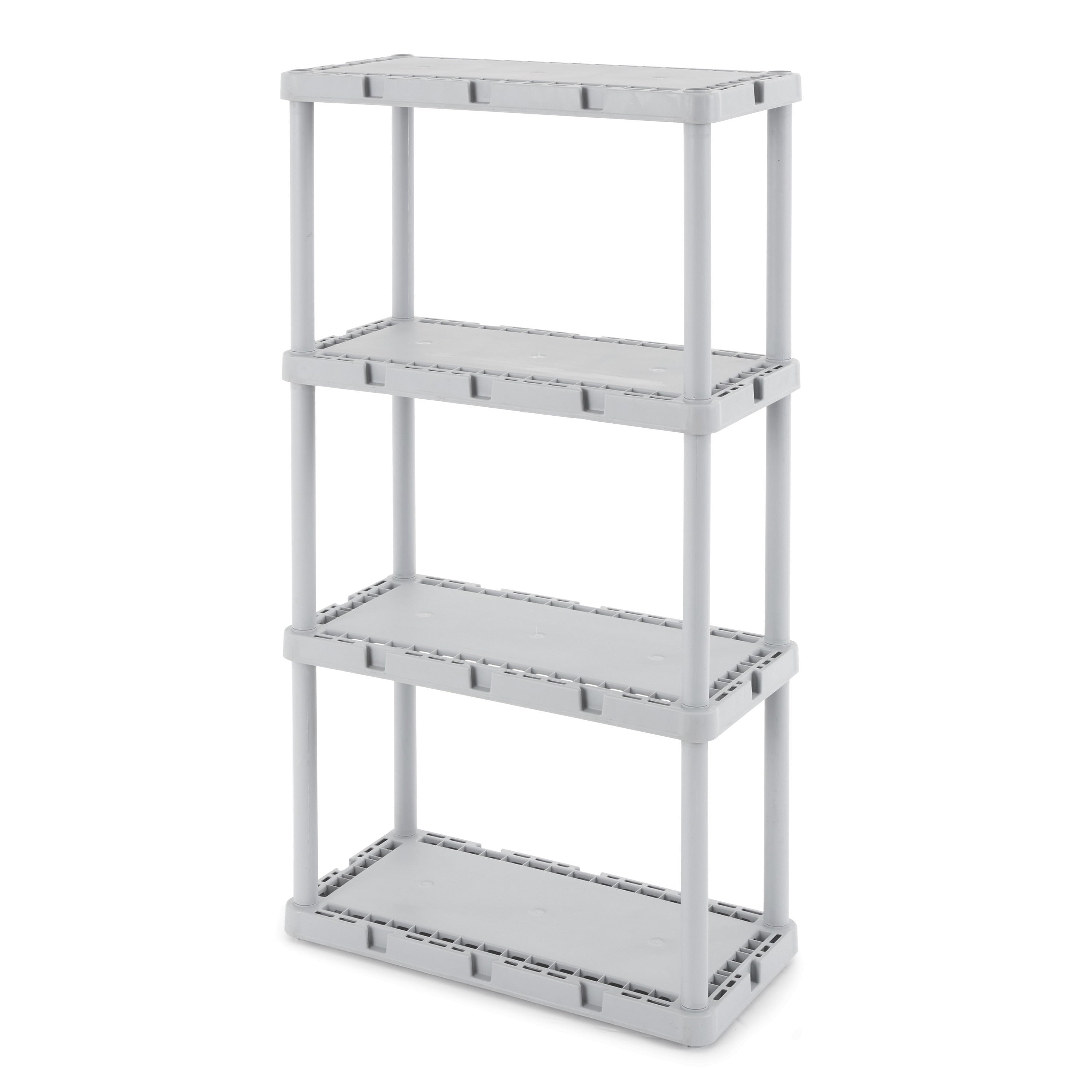 Gracious Living Knect-A-Shelf 4 Tier Light Duty Storage System (4 Pack)