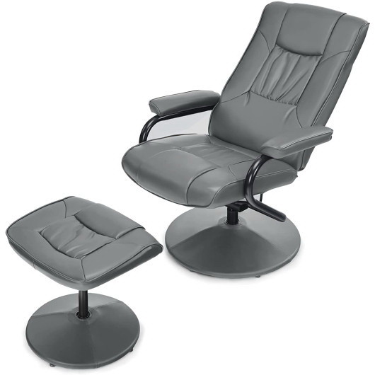 Costway 69073285 Swivel Lounge Chair Recliner with...