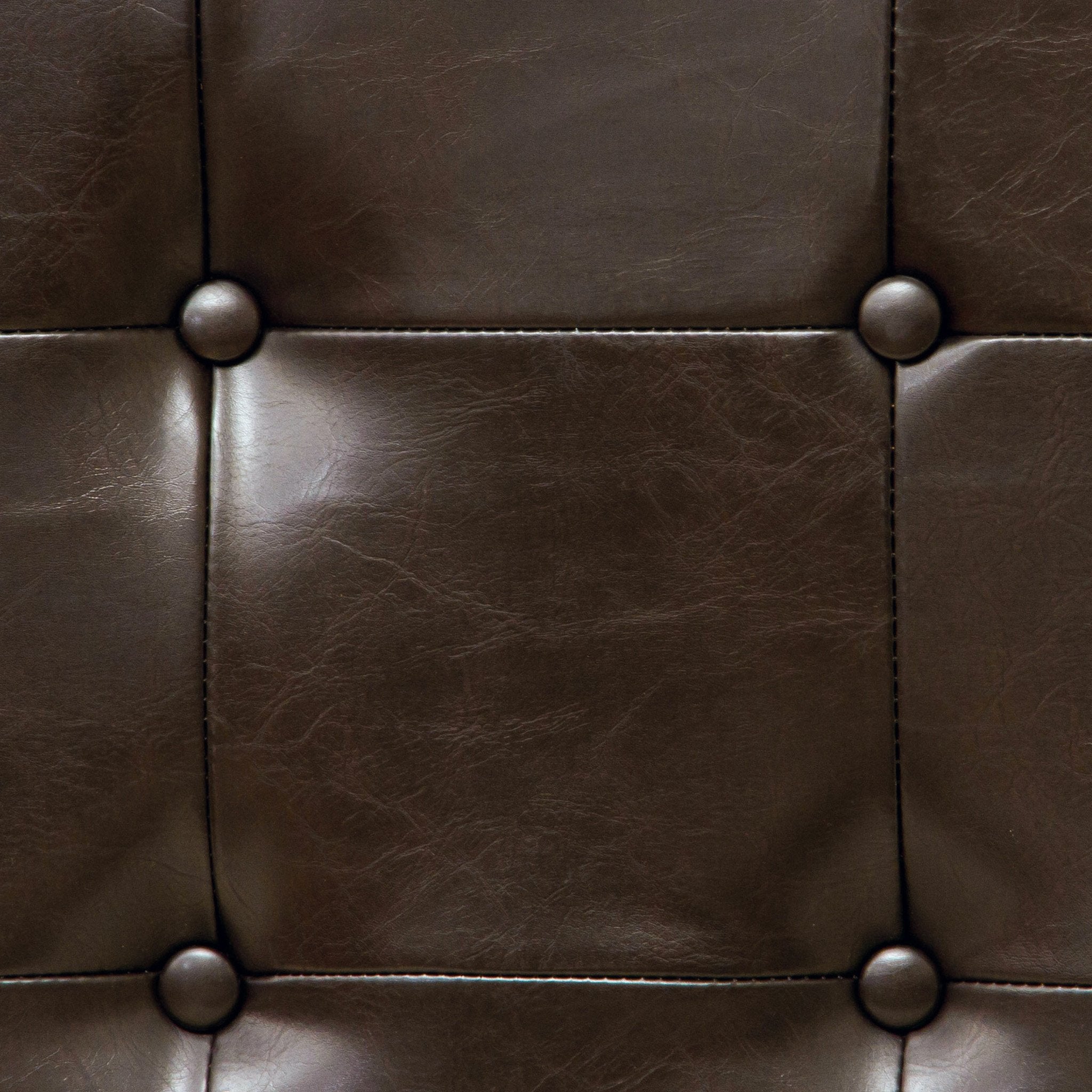 Lansing Queen/Full Brown Leather Headboard