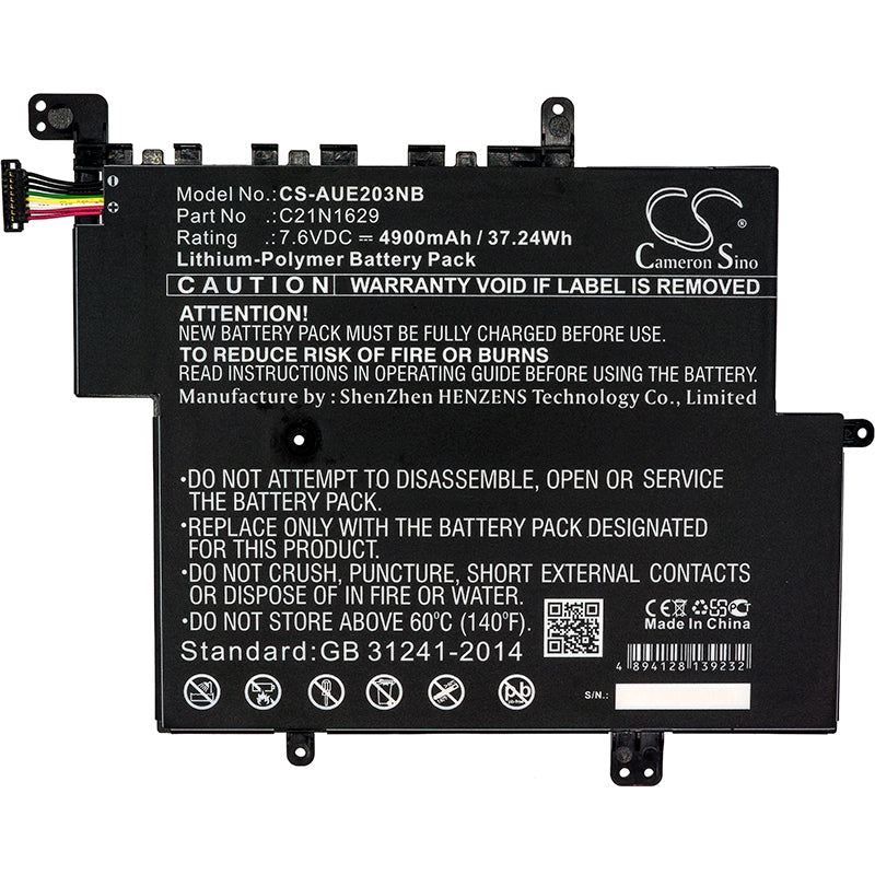 Asus E203 E203MA E203MA0021B E203MA0091AN4000 E2 Replacement Battery BatteryClerkcom Laptop and Notebook