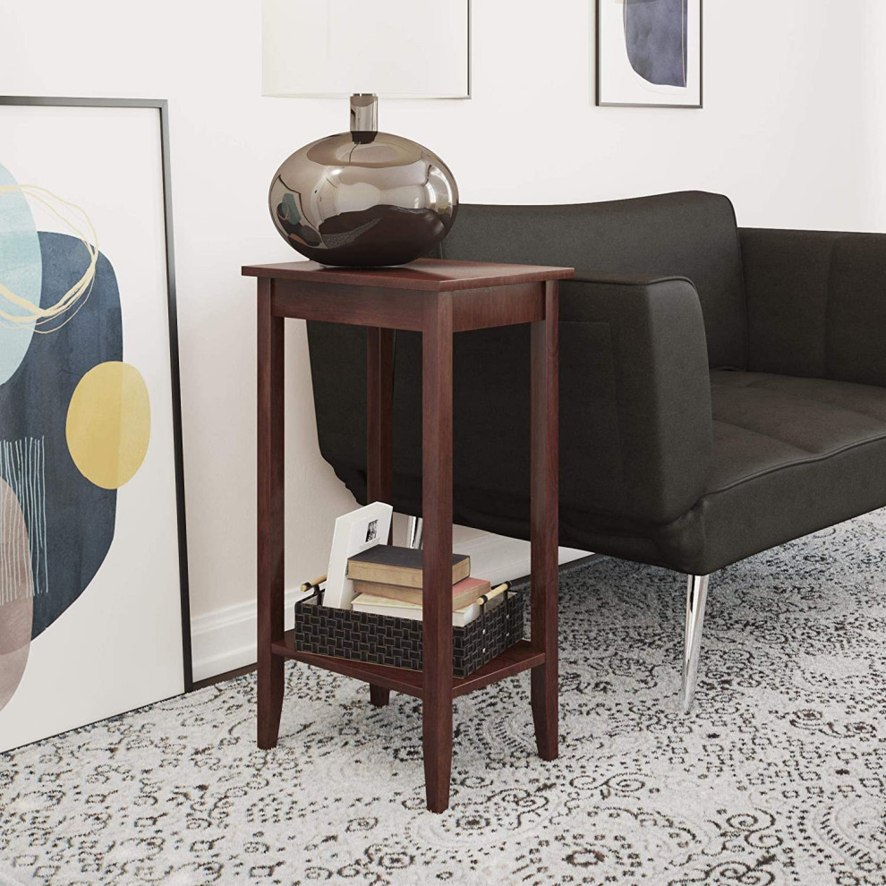 Simple Design Tall End Table Multi purpose Small Space   Midcentury   Side Tables And End Tables   by Imtinanz  LLC  Houzz