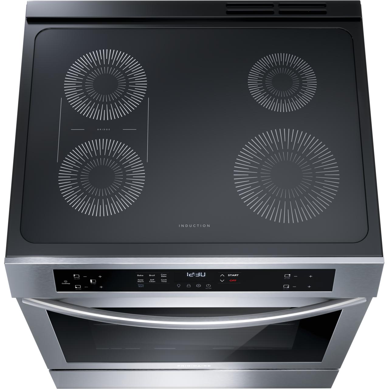 Frigidaire 30-inch Freestanding Induction Range with Convection Technology FCFI308CAS