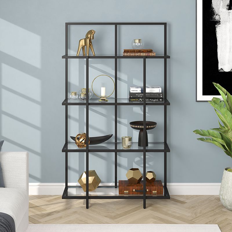 Finley and Sloane Ingels Rectangular 4-Shelf Bookcase