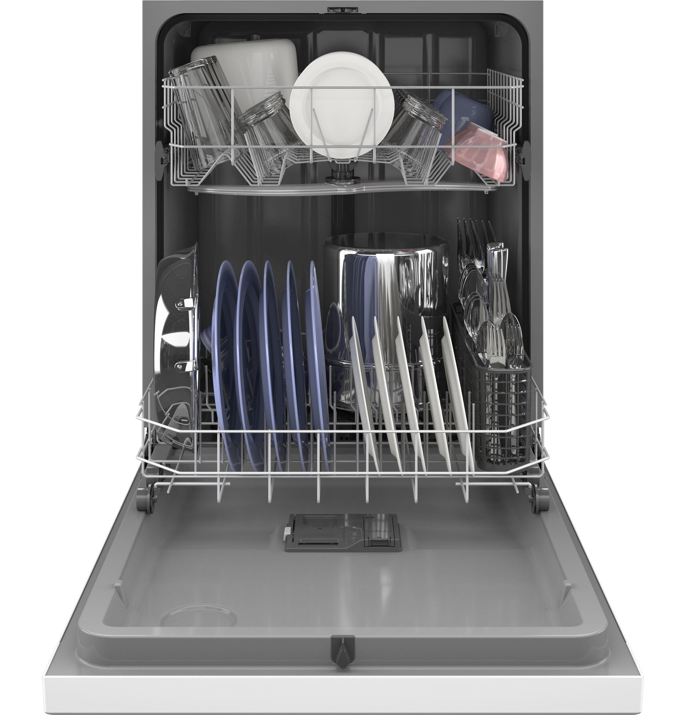 Ge Appliances GDF450PGRWW Ge® Dishwasher With Front Controls