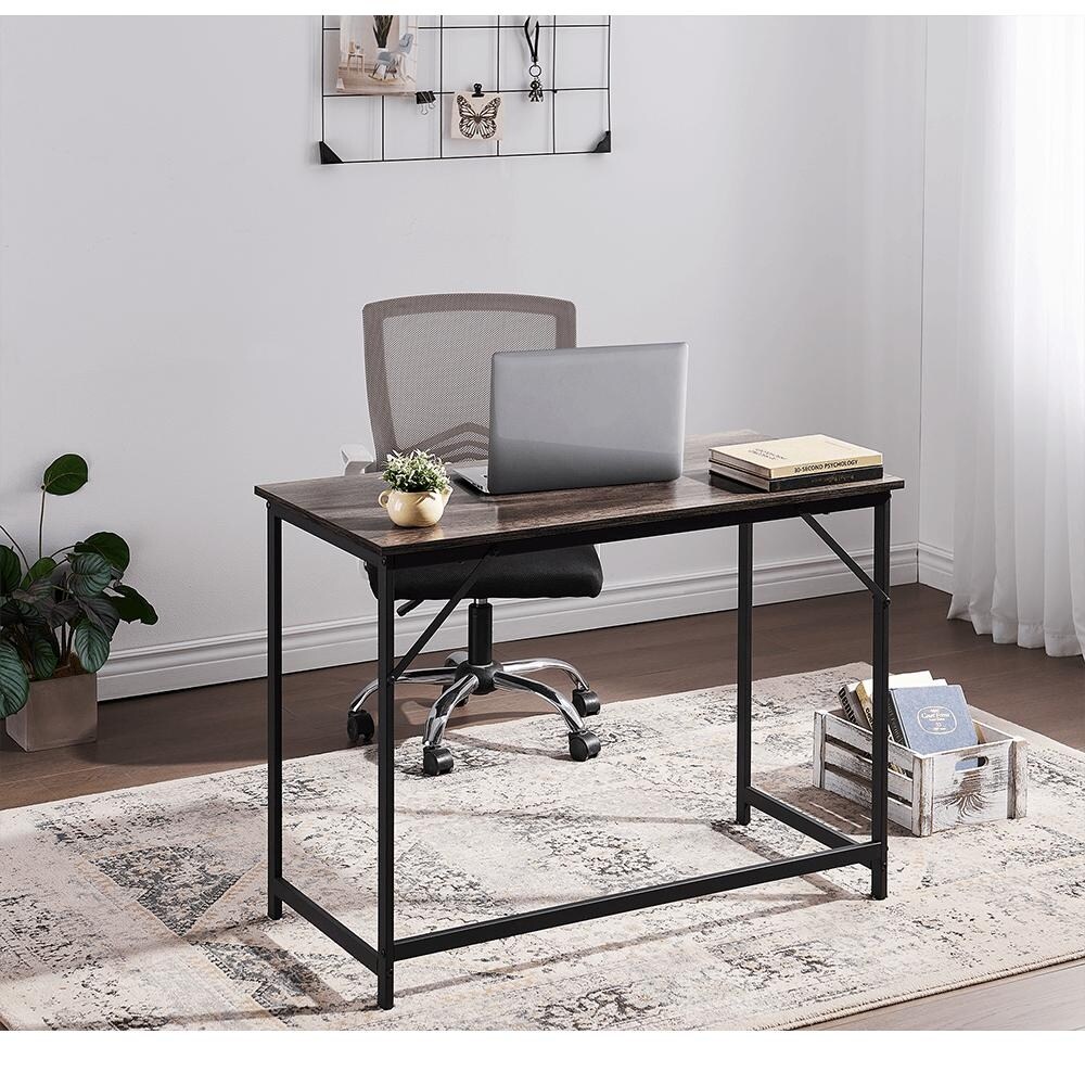 Ivinta Small Computer Desk  Modern Laptop Desk for Home Office  40inch Writing Desk for Small Space