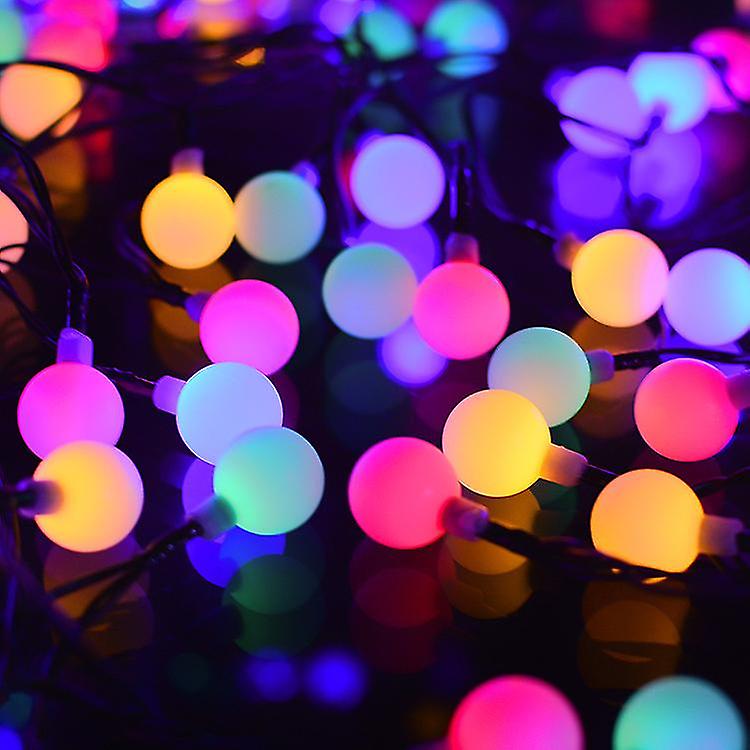 Solar Fairy Lights， 100 Led Indoor And Outdoor Colored Light Garland Ip65 Waterproof 8 Modes， Light