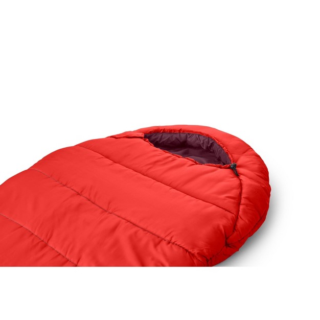 Coleman Tidelands 40 Degree Mummy Sleeping Bag Red