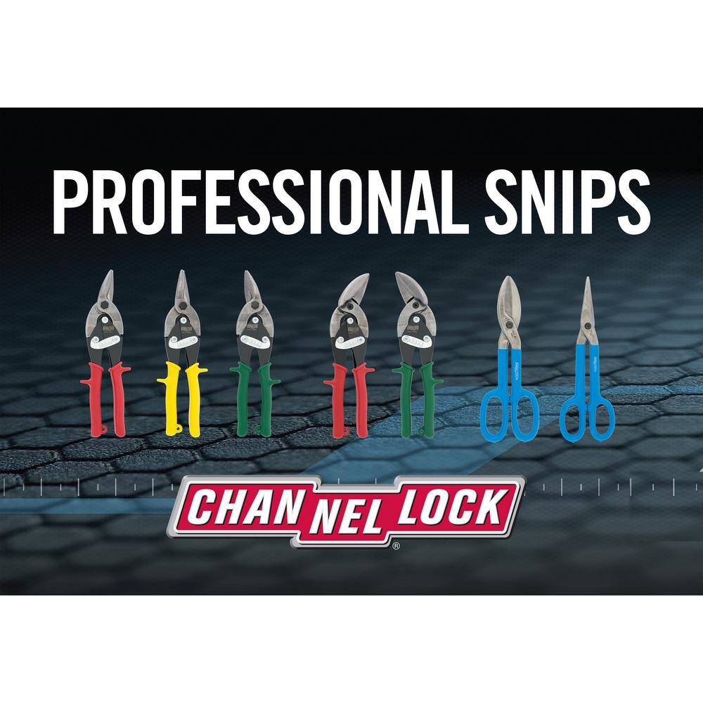 Channellock 1.22 in. Right-Cut Offset Snip 610FR