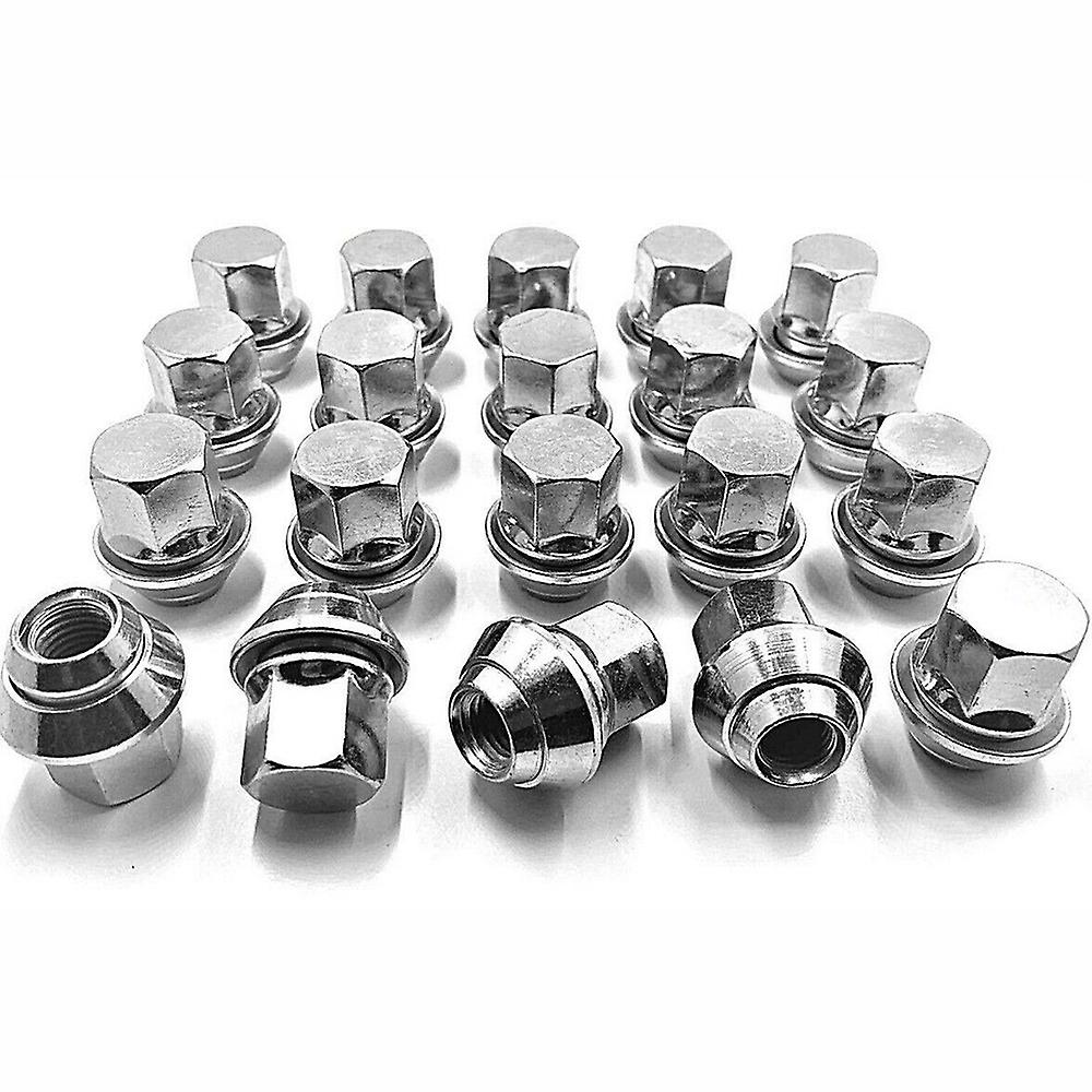 20pcs 20pcs Alloy Wheel Nuts M12 X 1.5 19mm Bolt Lug Stud Replacement For F-ord F-ocus Mk1 Mk2 Mk3 S-t R-s