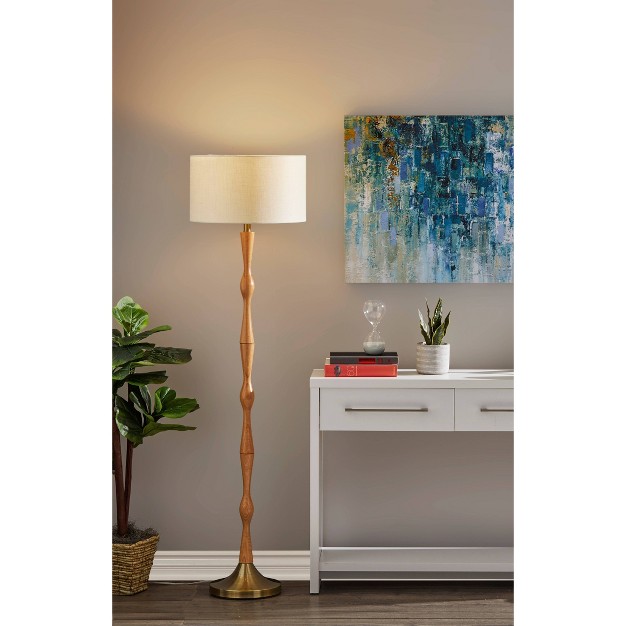 Eve Floor Lamp Natural Adesso