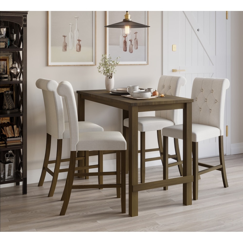 Rolla 5 pieces Counter Height Dining Table and Chair