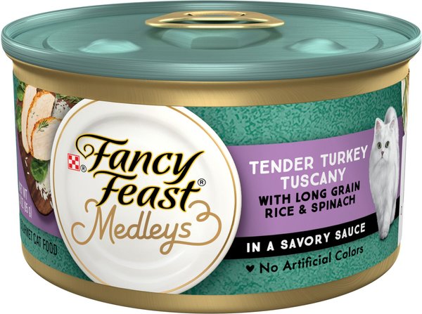 Fancy Feast Medleys Tender Turkey Tuscany Canned Cat Food