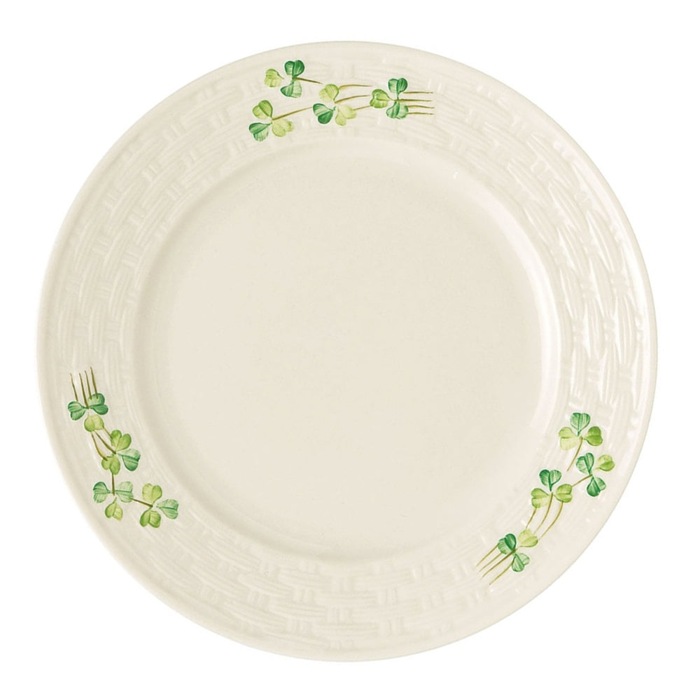 Belleek Classic Personalised Shamrock Salad Plate