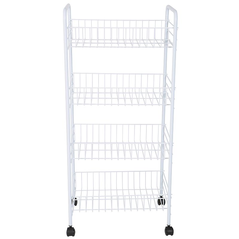 Simplify 4-Tier Rolling Storage Cart