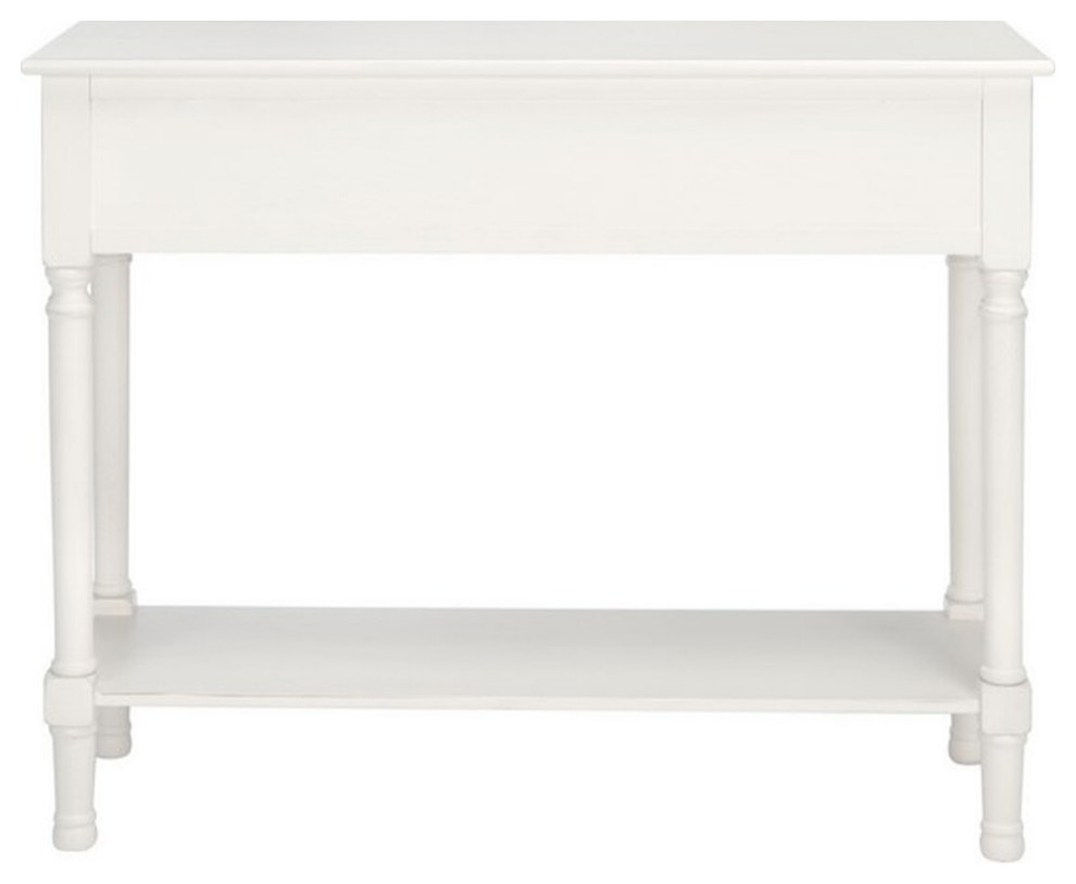 Sutton 2 Drawer Console Distressed White   Traditional   Console Tables   by V.S.D Furniture  Houzz