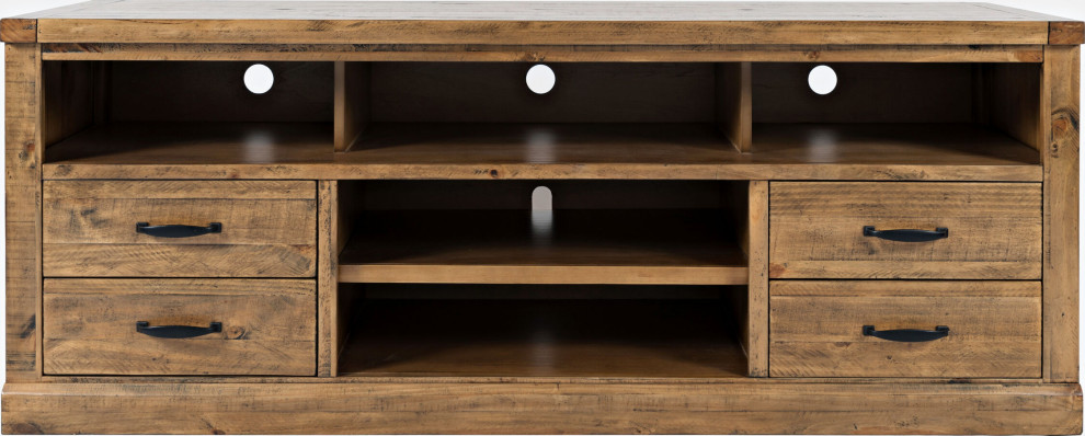 Telluride TV Console   Rustic   Entertainment Centers And Tv Stands   by HedgeApple  Houzz