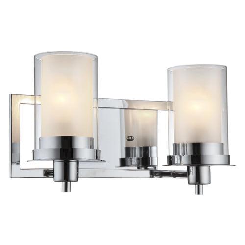 Hardware House Avalon 2-Light Wall Fixture  Finish: Chrome