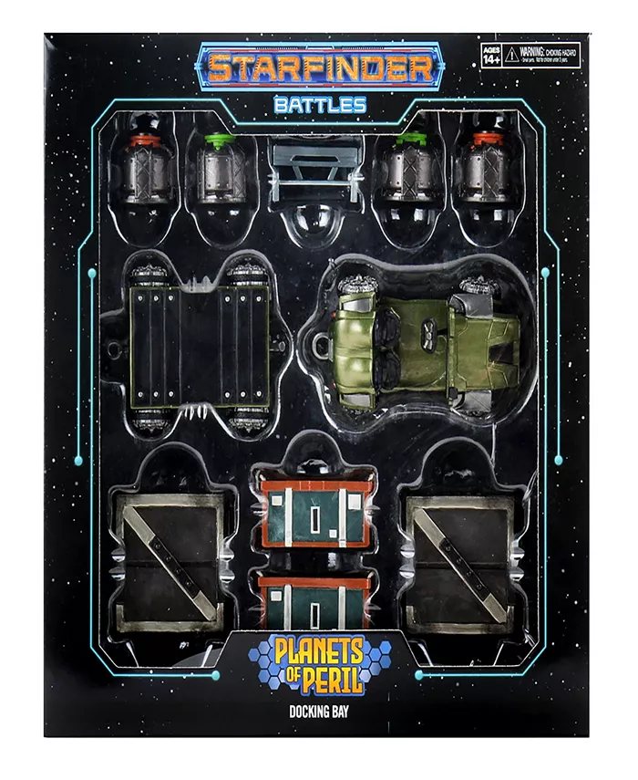 WizKids Games Starfinder Battles Planets of Peril Docking Bay Premium 11 Piece Set