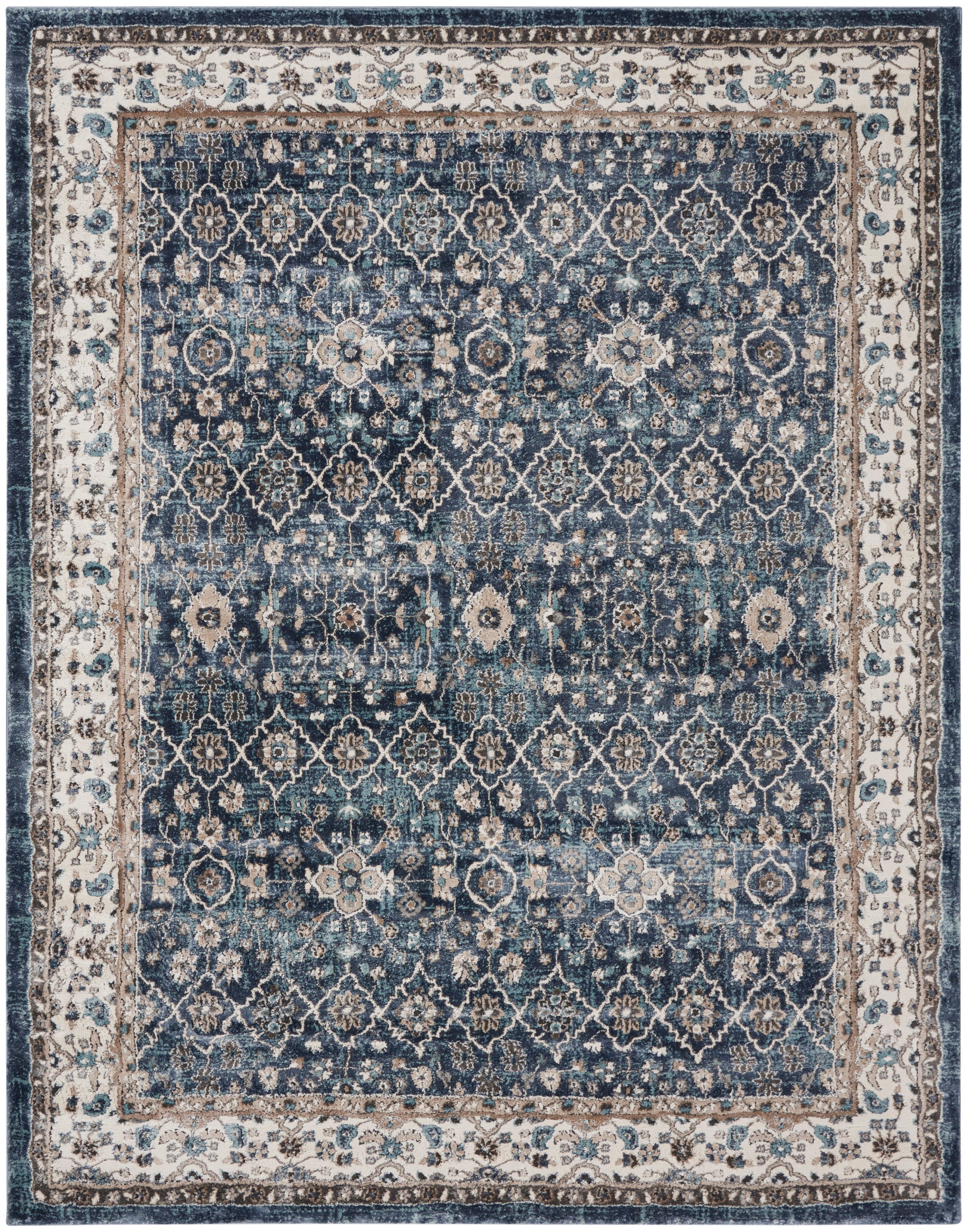 American Manor Blue/Ivory Rug