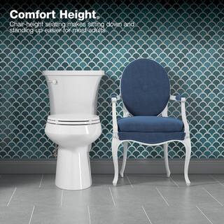 KOHLER Elmbrook Complete Solution 2-piece 1.28 GPF Single Flush Elongated Toilet in. White (Seat Included ) 33201-0