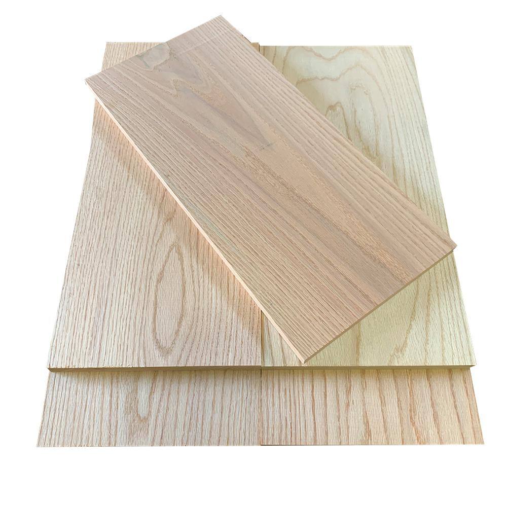 Swaner Hardwood 1 in. x 12 in. x 2 ft. Red Oak S4S Board (5-Pack) OL04110824OR