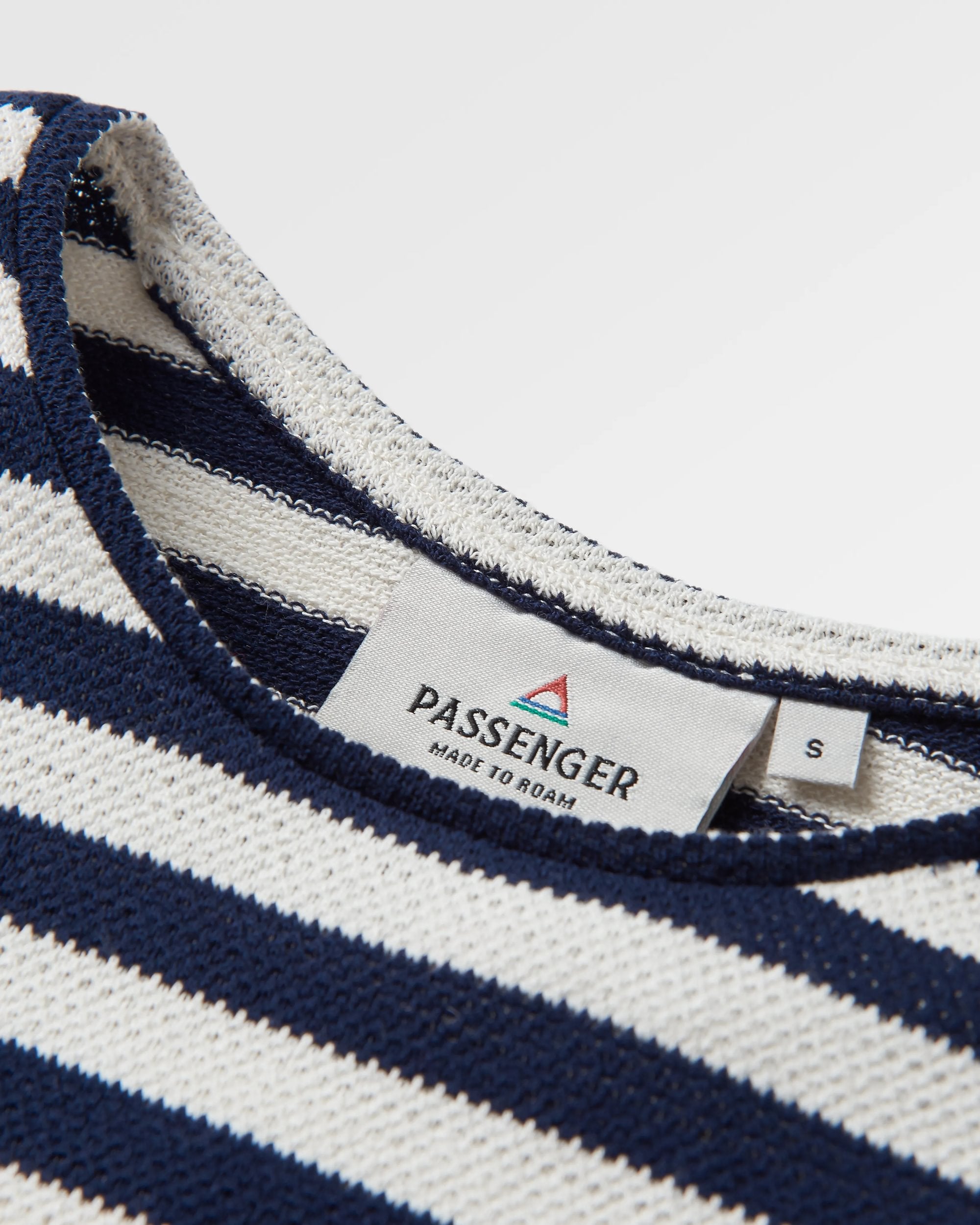 Panorama Striped LS T-Shirt - Deep Navy