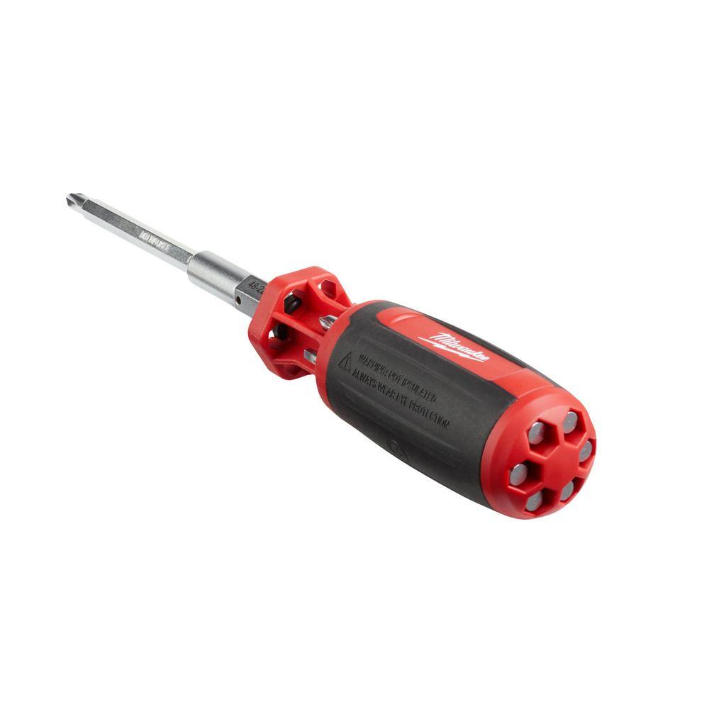 MW 9-in-1 Square Drive Multi-Bit Screwdriver 48-22-2132