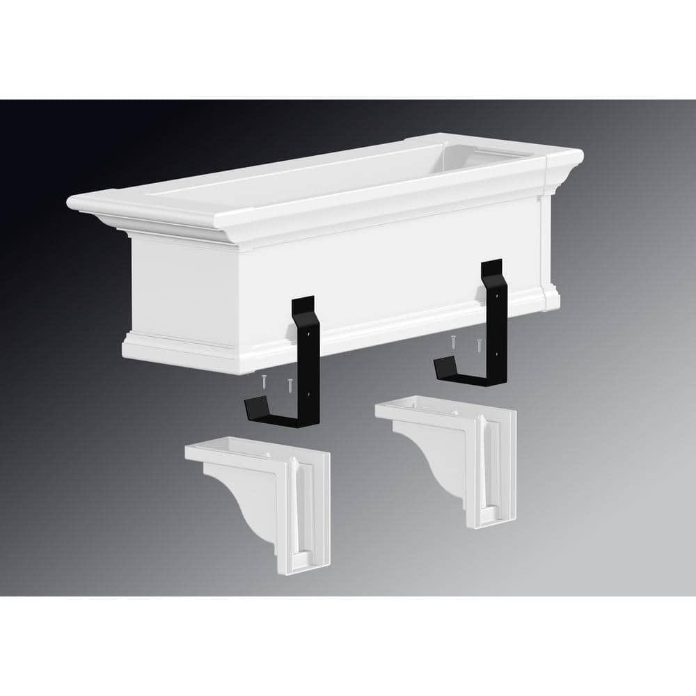 Mayne Yorkshire White Vinyl Decorative Corbel 4821W